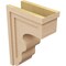 Ekena Millwork 8"W x 16"D x 24"H Classic Highland Rough Cedar Woodgrain TimberThane Corbel, Primed Tan CORUR08X16X24HLDRCPR - alternate 6